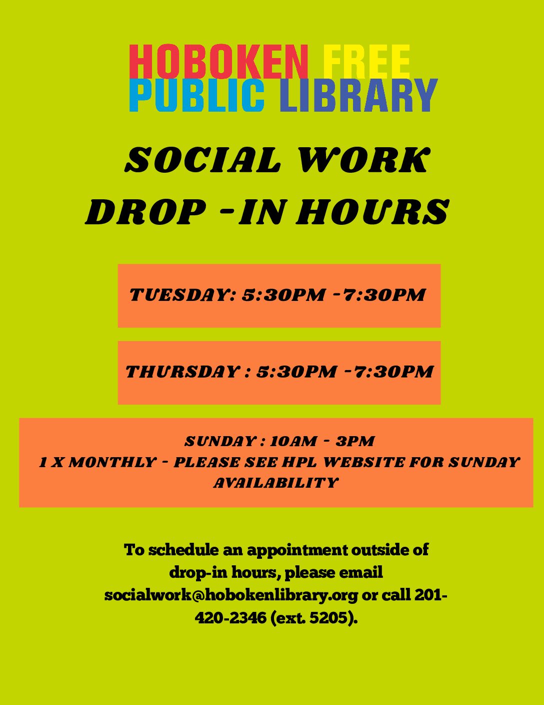 Social Work Hours (Real Estate Flyer)